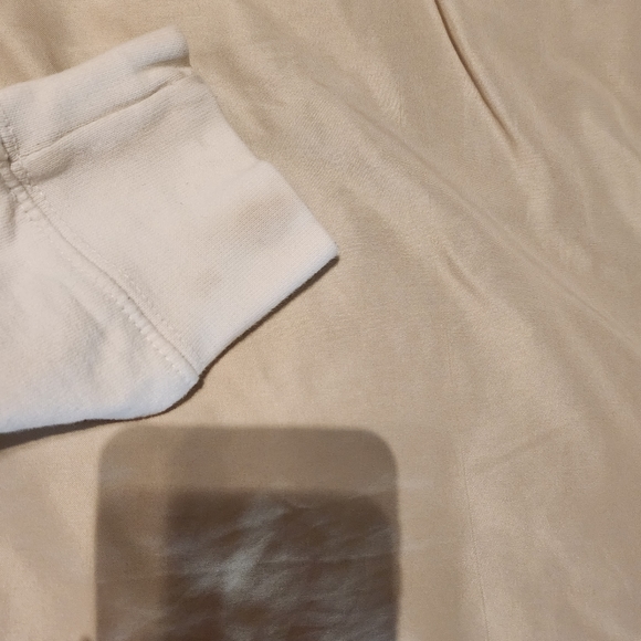 Unxpected UNX Men's White& Tan Hoodie Size Medium A29 - Picture 10 of 10